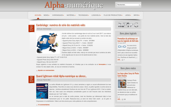 Alpha numerique | Alphanumérique Pho­tog­rap­hie et matériel Sony Alpha Alphanumerique
