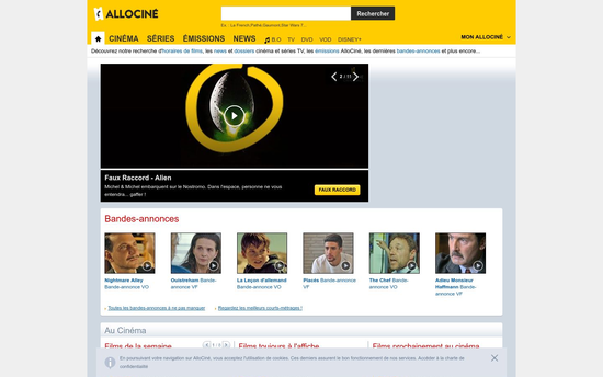 Allocine | AlloCiné Cinéma, Séries TV, BO de films et séries, Vidéos, DVD et VOD