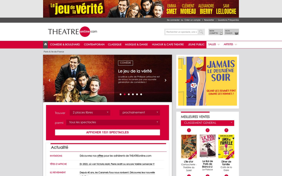 THEATREonline | Actualité, Billetterie et Réductions sur THEATREonline.com