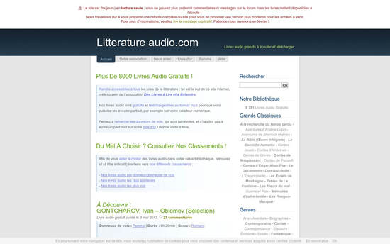Lit­teratureau­dio | Litterature audio.com Livres audio gratuits à écouter et télécharger