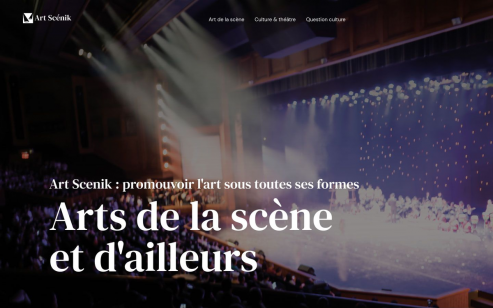 Art Scenik : vivez votre passion pour les arts scéniques