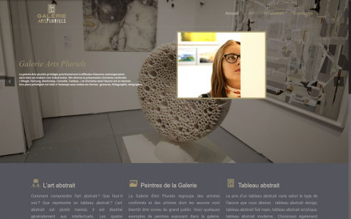 Galerie d’arts Pluriels : Entre design et peinture