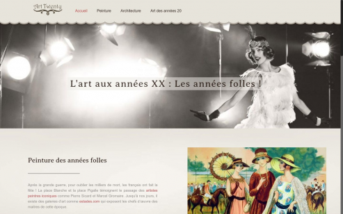 L’art aux années vingt ou les années folles