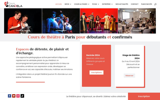 Compagnie Candela | Cours de théâtre à Paris débutant & confirmé